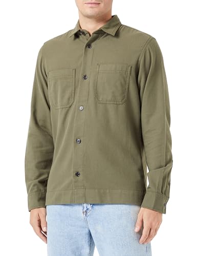Bestseller A/S Męska koszula flanelowa Jcospace Logan Ls na czas wolny, olive night, L