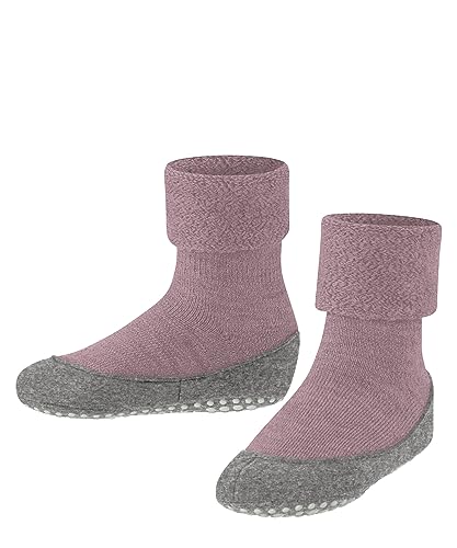 FALKE Cosyshoe dziecięce kapcie, wełna antypoślizgowe wypustki, 1 para, czerwone (Brick 8770), 35-36, czerwony (Brick 8770), 35-36