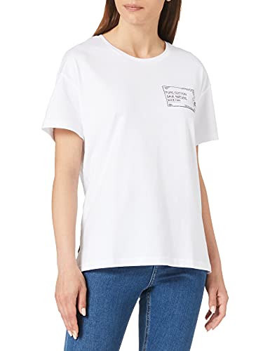United Colors of Benetton T-shirt damski, biały 101, XS