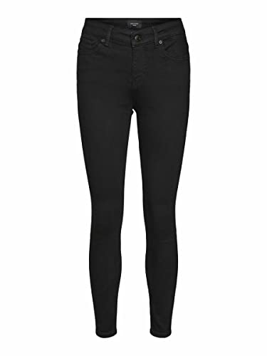 VERO MODA Dżinsy damskie, czarny, (XS) W / 32L