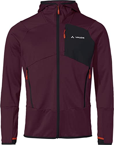 VAUDE Męska kurtka polarowa Me Monviso Ii, brązowa (Dark Oak), XL, brązowy (Dark Oak), XL
