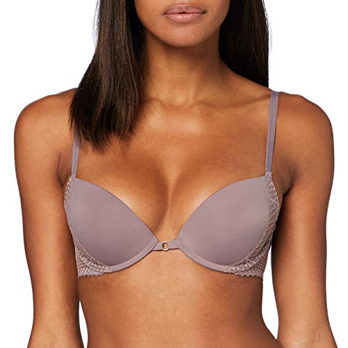 Calvin Klein Biustonosz PUSH UP PLUNGE dla dorosłych, Pył śliwkowy, 70B