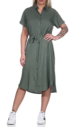 Vero Moda Kobiety Vmbumpy Ss Calf Sukienka, Zielony, L