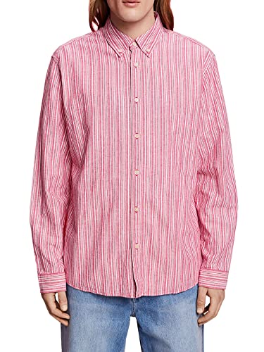 ESPRIT Męska koszula 033EE2F304, 650/ciemnoróżowa, XL, 650 / ciemnoróżowy, XL