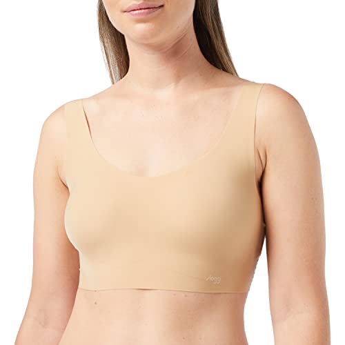 Sloggi Zero Feel Top Ex Damski Biustonosz sportowy, Beżowy, M