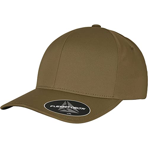 Flexfit Unisex Delta czapka baseballowa, oliwkowa, rozmiar S/M