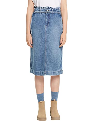 ESPRIT Damska spódnica 102EE1D311, 903/BLUE Light WASH, 28 (DE)
