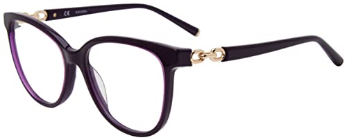 VESD55 Escade, okulary, Shiny Violet Top/TRANSP.Violet, 53 damskie, Shiny Violet Top/Transp.violet, 53