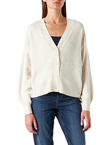 VERO MODA Damski sweter z dzianiny VMDOFFY LS V-Neck Button CARDIG GA NOOS, brzoza, L