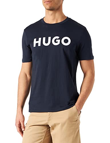 HUGO koszulka męska dolive, Dark Blue405, XL