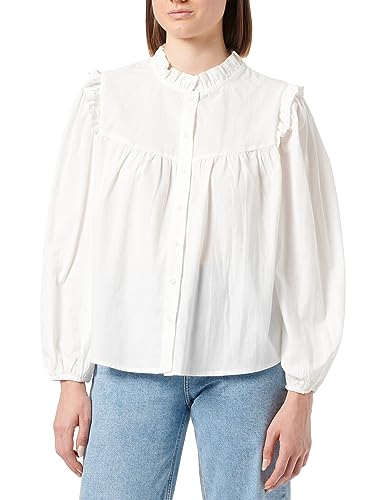TILDEN Bluzka damska 37330991, biała wełna, XL, biały (wollweiss), XL