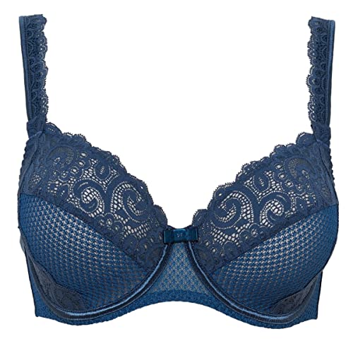 Biustonosz damski Maison Lejaby Gaby, Petrol Blue, 85C