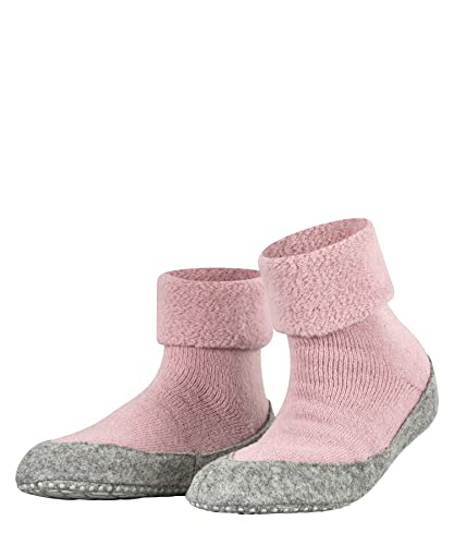 FALKE Kobiety Kapcie Cosyshoe W HP Wełna Merynosa z wypustkami na podeszwie 1 Para, Czerwony (Almond Blossom 8449), 37-38