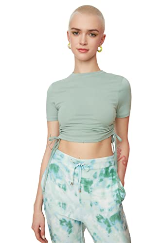 Trendyol Damska bluza z krótkim rękawem, M (DE)