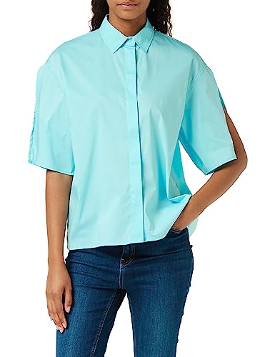 United Colors of Benetton Koszula damska, Turkusowy 1Y9, M