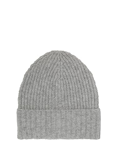 TOM TAILOR Dziewczęca czapka beanie, 32510 - Basic Light Grey Melange, jeden rozmiar