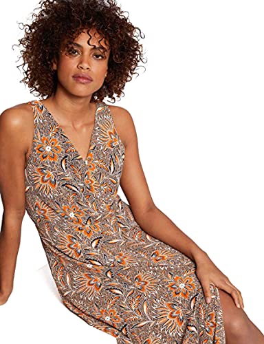 Morgan Sukienka damska z długimi rękawami, Wielokolorowa, 38/wysoki