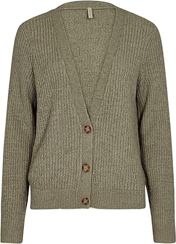 SOYACONCEPT Women's SC-Glenda 4 damska kurtka z dzianiny, zielona, średnia, zielony, M