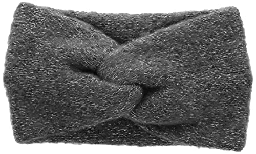 PIECES Damska opaska na głowę PCPYRON NOOS BC, Dark Grey Melange/Szczegóły: Silver Lurex, One Size