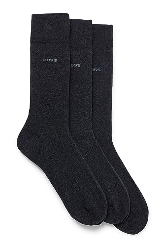 BOSS Męskie skarpety regularne (3 sztuki), Charcoal12., 43-46 EU