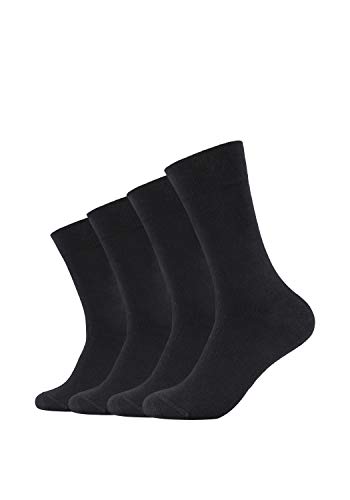 Camano Online męskie skarpety męskie ca-soft 97% Premium Organic Socks 4P, czarny (Black 05), 43-46 EU