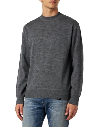 Seidensticker sweter męski merino, szary, S