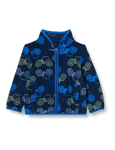 NAME IT Chłopięca kurtka polarowa NMMMEEKO AOP kurtka polarowa, Dark Sapphire, 98, Dark Sapphire, 98