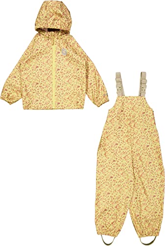 Wheat Dziecięce spodnie przeciwdeszczowe, uniseks, Żółta gooseberry, 98/3y