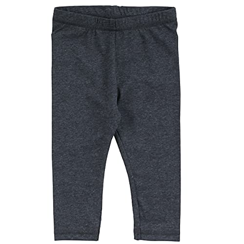 Müsli by Green Cotton Legginsy chłopięce Cozy Me, ciemnoszary melanż, 68 cm
