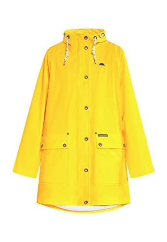 Schmuddelwedda Oversized płaszcz przeciwdeszczowy damski 34323370, żółty, M-L