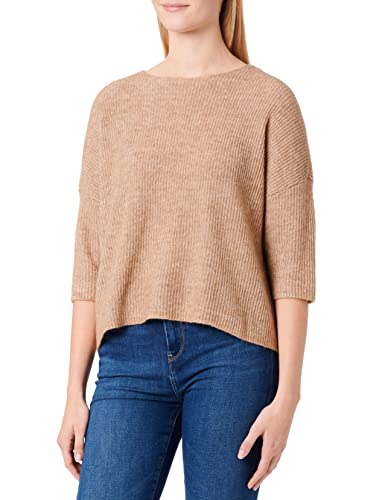 VERO MODA Sweter damski, Silver Mink/Szczegóły: W. Melanż, L