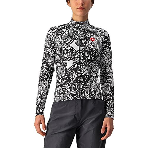 CASTELLI 4522540-101 UNLTD W Thermal JRS damska bluza czarna/biała, S, czarny/biały, S