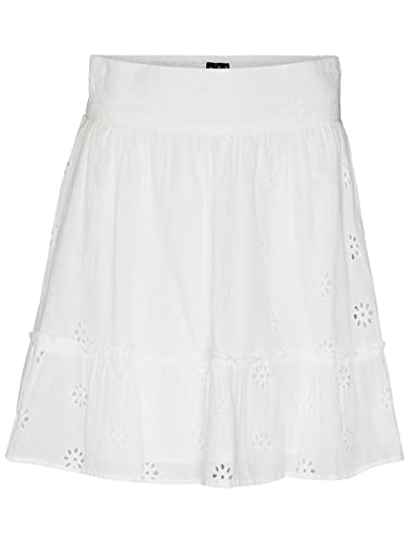 Prawdziwa Moda Vmmaja HW Skirt Wvn Spódnica damska, Snow White, XS