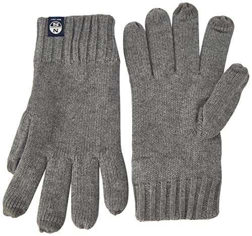NORTH SAILS Rękawiczki męskie Fingers Touch 12 GG, Średni szary melanż, XL