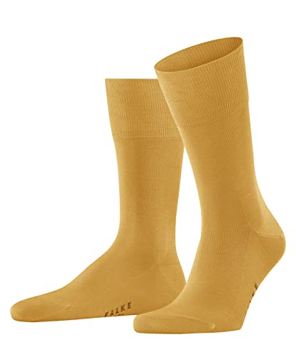 FALKE Mężczyźni Skarpety Tiago M SO Organiczna Bawełna jednokolorowe 1 Para, Żółty (Hot Ray 1282), 43-44