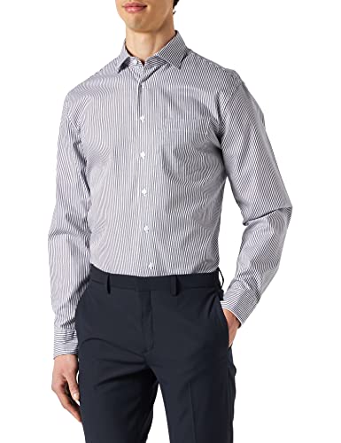 Seidensticker Męska koszula biznesowa, morski, 42 PL