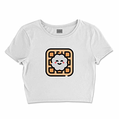 Bona Basics, Koszulka damska z nadrukiem cyfrowym,%100 bawełna, biała, casualowa, topy damskie, rozmiar: L, biały, L Krótki