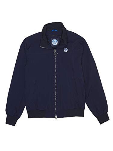 NORTH SAILS Sailor Męska kurtka nylonowa Recykling - Slim Fit i zapięcie na zamek, Navy Blue 0802, M
