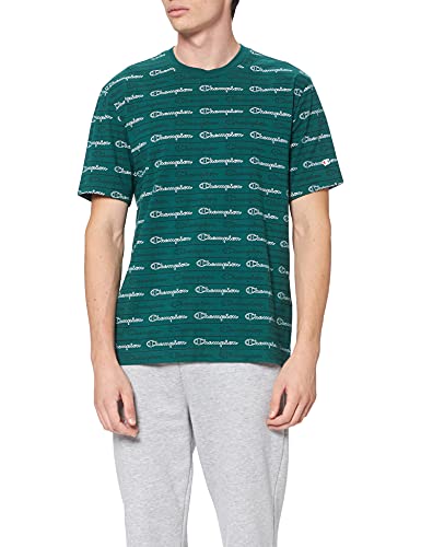 Koszulka męska Champion American Tape All-Over, zielony, M