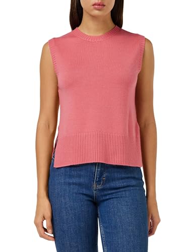 United Colors of Benetton Kamizelka damska sweter, Różowy Łosoś 11f, L