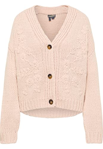 DreiMaster Kardigan z guzikami damski 39425057, jasnoróżowy, XS-S