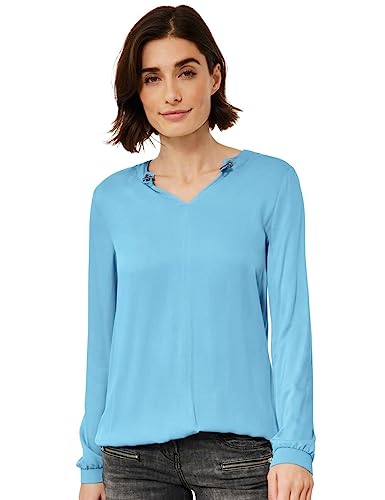 Cecil Damska bluzka B343589, niebieski Aquatic Blue, XXL, niebieski (Aquatic Blue), XXL