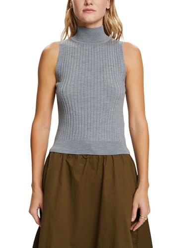 ESPRIT Sweter damski, 039/Medium Grey 5, M