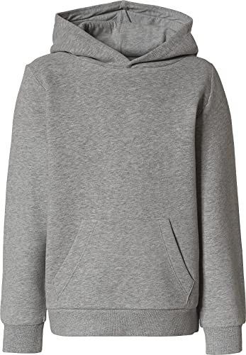 NKMLENO bluza chłopięca z bawełny organicznej, szary melanż