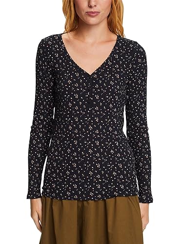 ESPRIT T-shirt damski, 002/Black 2, S