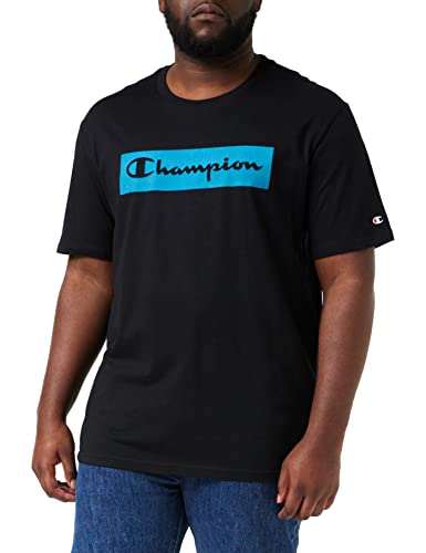 Champion T-shirt męski Flock Box, czarny, S