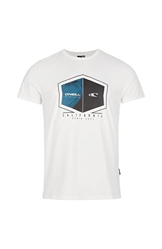O'Neill Męski T-shirt z krótkimi rękawami, hybrydowy podkoszulek, 11010 śnieżnobiały, XL/XXL (opakowanie 4 szt.)