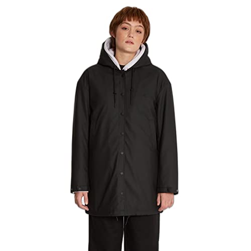 Volcom Damska kurtka Rain Dead, czarna, L, czarny, L
