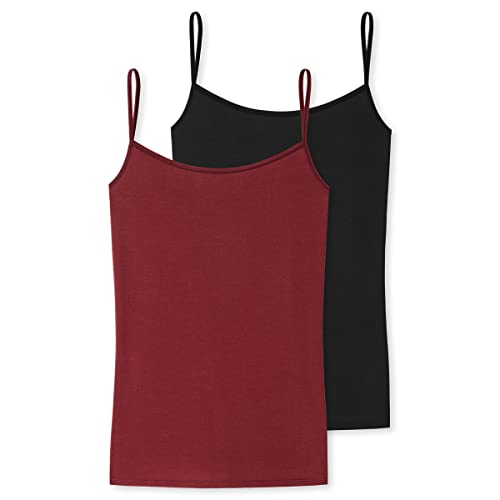 Schiesser Damski Top Typu Spaghetti, 2 Sztuki, Bielizna Sortowana 2, 44