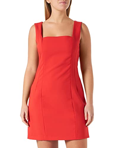 Sisley Damska sukienka 4OLVLV02G, czerwony (Brick Red) 1W4, 46 (DE)